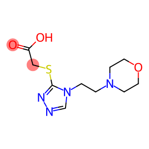 2-({4-[2-(morpholin-4-yl)ethyl]-4H-1,2,4-triazol-3-yl}sulfanyl)acetic acid