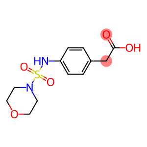 2-{4-[(morpholine-4-sulfonyl)amino]phenyl}acetic acid