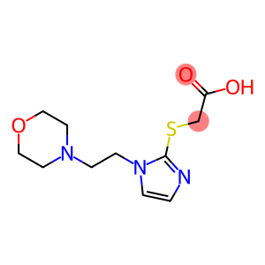 2-({1-[2-(morpholin-4-yl)ethyl]-1H-imidazol-2-yl}sulfanyl)acetic acid