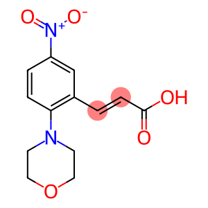 3-[2-(morpholin-4-yl)-5-nitrophenyl]prop-2-enoic acid