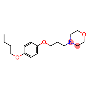 MORPHOLINE,4-(3-(PARA-BUTOXYPHENOXY)PROPYL)-