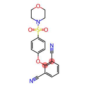 2-[4-(morpholinosulfonyl)phenoxy]isophthalonitrile