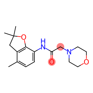 2-morpholino-N-(2,2,4-trimethyl-2,3-dihydro-1-benzofuran-7-yl)acetamide