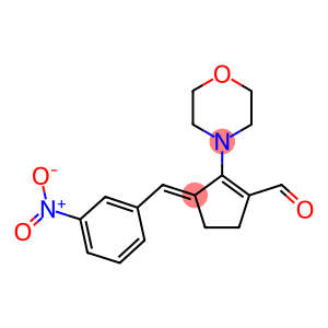 2-MORPHOLIN-4-YL-3-(3-NITRO-BENZYLIDENE)-CYCLOPENT-1-ENECARBALDEHYDE