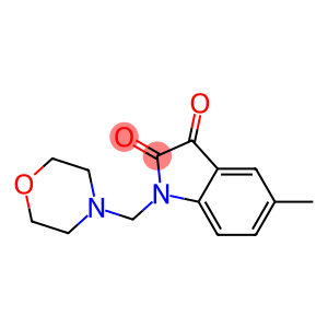 1-morpholinomethyl-5-methylisatin