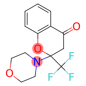 2-MORPHOLIN-4-YL-2-(TRIFLUOROMETHYL)-2,3-DIHYDRO-4H-CHROMEN-4-ONE