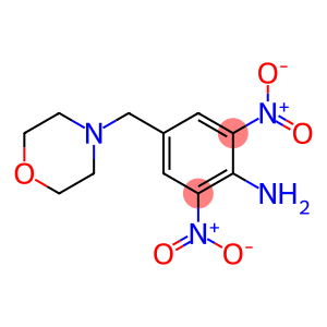 4-(4-MORPHOLINYLMETHYL)-2,6-DINITROBENZENAMINE