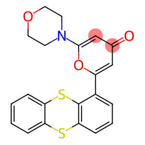 2-(MORPHOLIN-4-YL)-6-(THIANTHREN-1-YL)-4H-PYRAN-4-ONE