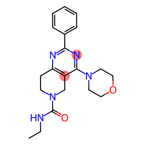 4-MORPHOLIN-4-YL-2-PHENYL-7,8-DIHYDRO-5H-PYRIDO[4,3-D]PYRIMIDINE-6-CARBOXYLIC ACID ETHYLAMIDE