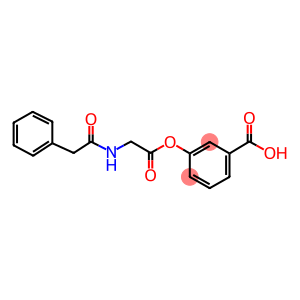 M-[[(PHENYLACETYL)GLYCYL]OXY]BENZOIC ACID