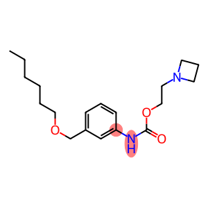 m-(Hexyloxymethyl)carbanilic acid 2-(azetidin-1-yl)ethyl ester