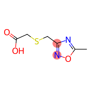 [[(5-METHYL-1,2,4-OXADIAZOL-3-YL)METHYL]THIO]ACETIC ACID