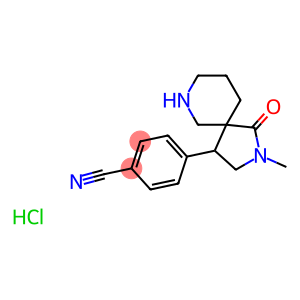 4-(2-METHYL-1-OXO-2,7-DIAZASPIRO[4.5]DECAN-4-YL)BENZONITRILE HYDROCHLORIDE