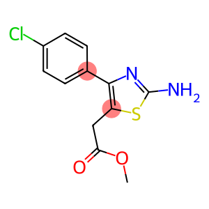 METHYL 2-(2-AMINO-4-(4-CHLOROPHENYL)THIAZOL-5-YL)ACETATE