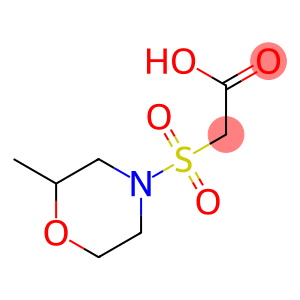 2-[(2-methylmorpholine-4-)sulfonyl]acetic acid