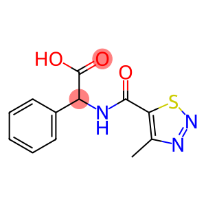 2-[(4-methyl-1,2,3-thiadiazol-5-yl)formamido]-2-phenylacetic acid