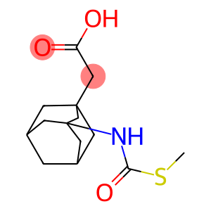 (3-{[(METHYLSULFANYL)CARBONYL]AMINO}-1-ADAMANTYL)ACETIC ACID