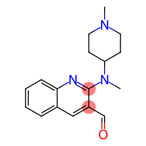 2-[methyl(1-methylpiperidin-4-yl)amino]quinoline-3-carbaldehyde