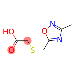 2-{[(3-methyl-1,2,4-oxadiazol-5-yl)methyl]sulfanyl}acetic acid