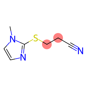 3-[(1-methyl-1H-imidazol-2-yl)sulfanyl]propanenitrile