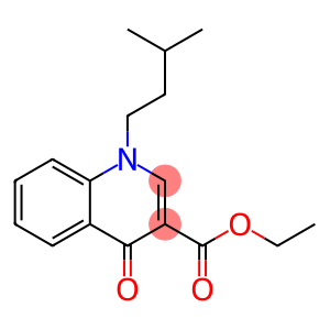 1-(3-METHYL-BUTYL)-4-OXO-1,4-DIHYDRO-QUINOLINE-3-CARBOXYLIC ACID ETHYL ESTER