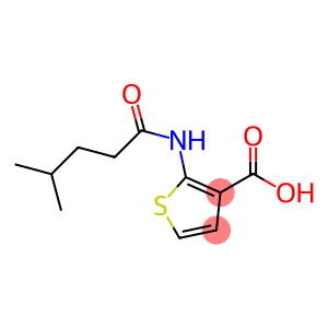 2-(4-methylpentanamido)thiophene-3-carboxylic acid