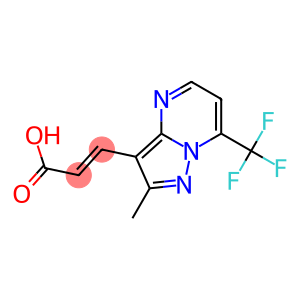 3-[2-METHYL-7-(TRIFLUOROMETHYL)PYRAZOLO[1,5-A]PYRIMIDIN-3-YL]ACRYLIC ACID