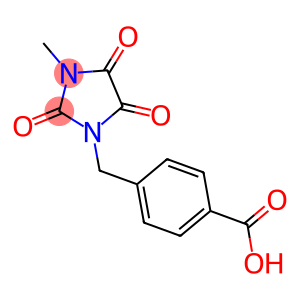 4-[(3-METHYL-2,4,5-TRIOXOIMIDAZOLIDIN-1-YL)METHYL]BENZOIC ACID