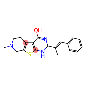 7-METHYL-2-[(E)-1-METHYL-2-PHENYLVINYL]-1,2,5,6,7,8-HEXAHYDROPYRIDO[4',3':4,5]THIENO[2,3-D]PYRIMIDIN-4-OL