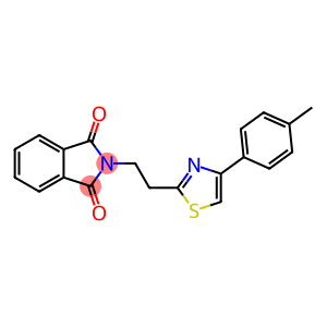 2-{2-[4-(4-METHYLPHENYL)-1,3-THIAZOL-2-YL]ETHYL}-1H-ISOINDOLE-1,3(2H)-DIONE