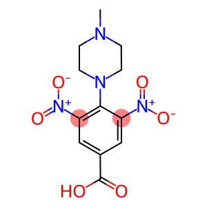 4-[1-(4-METHYLPIPERAZINO)]-3,5-DINITROBENZOIC ACID