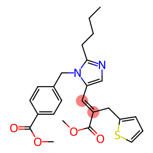 METHYL (E)-3-[2-BUTYL-1-[(4-CARBOMETHOXYPHENYL)METHYL]IMIDAZOL-5-YL]-2-(2-THIENYLMETHYL)-2-PROPENOATE