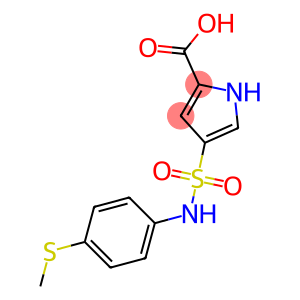 4-{[4-(methylsulfanyl)phenyl]sulfamoyl}-1H-pyrrole-2-carboxylic acid