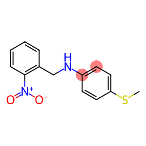 4-(methylsulfanyl)-N-[(2-nitrophenyl)methyl]aniline