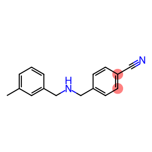 4-({[(3-methylphenyl)methyl]amino}methyl)benzonitrile