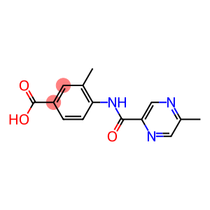 3-methyl-4-{[(5-methylpyrazin-2-yl)carbonyl]amino}benzoic acid