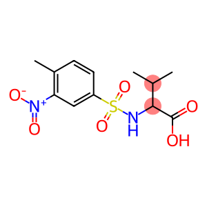 3-methyl-2-[(4-methyl-3-nitrobenzene)sulfonamido]butanoic acid