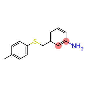 3-{[(4-methylphenyl)sulfanyl]methyl}aniline