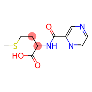 4-(methylthio)-2-[(pyrazin-2-ylcarbonyl)amino]butanoic acid