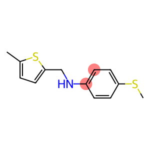 4-(methylsulfanyl)-N-[(5-methylthiophen-2-yl)methyl]aniline