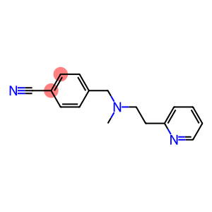 4-({methyl[2-(pyridin-2-yl)ethyl]amino}methyl)benzonitrile