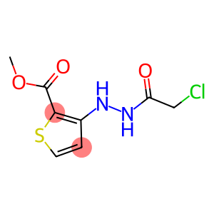 METHYL 3-[2-(2-CHLOROACETYL)HYDRAZINO]THIOPHENE-2-CARBOXYLATE