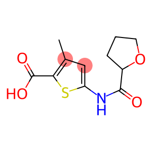 3-methyl-5-[(tetrahydrofuran-2-ylcarbonyl)amino]thiophene-2-carboxylic acid