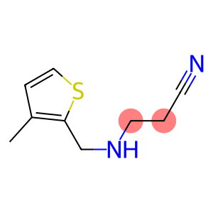 3-{[(3-methylthiophen-2-yl)methyl]amino}propanenitrile