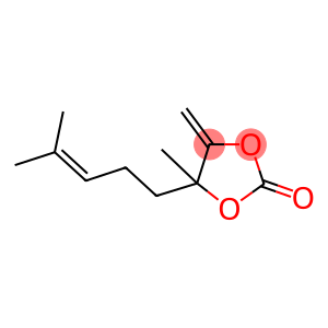 4-Methyl-5-methylene-4-(4-methylpent-3-en-1-yl)-1,3-dioxolan-2-one