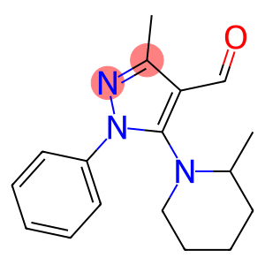 3-methyl-5-(2-methylpiperidin-1-yl)-1-phenyl-1H-pyrazole-4-carbaldehyde