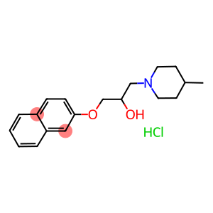 1-(4-METHYLPIPERIDIN-1-YL)-3-(2-NAPHTHYLOXY)PROPAN-2-OL HYDROCHLORIDE