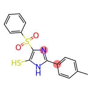 2-(4-METHYLPHENYL)-4-(PHENYLSULFONYL)-1H-IMIDAZOLE-5-THIOL