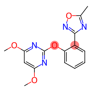 2-[2-(5-METHYL-1,2,4-OXADIAZOLO-3-YL)PHENYLOXY]-4,6-DIMETHOXYPYRIMIDINE