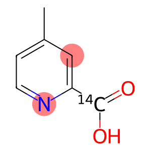 4-METHYL PYRIDINE-2-CARBOXYLIC ACID, [CARBOXYL-14C]